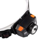 Фонарь аккумуляторный налобный AccuH1-L5WZ-og zoom LED 5Вт + 2хRED SMD IP54 5 режимов: 100проц. 180лм 3.5ч/50проц. 110лм 5.5ч/30проц. 65лм 15ч/красн. 28ч/мигающ. красн. 12ч аккум. 0.8А.ч управл. жестами черн./оранж. JazzWay 5036611 — изображение 8