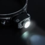 Фонарь аккумуляторный налобный AccuH1-L5WZ-bk zoom LED 5Вт + 2хRED SMD IP54 5 режимов: 100проц. 180лм 3.5ч/50проц. 110лм 5.5ч/30проц. 65лм 15ч/красн. 28ч/мигающ. красн. 12ч аккум. 0.8А.ч управл. жестами черн./сер. JazzWay 5036642 — изображение 11