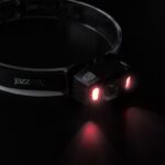 Фонарь аккумуляторный налобный AccuH3-L5W-bk LED 5Вт + 2хRED SMD IP54 5 режимов: 100проц. 180лм 3.5ч/50проц. 110лм 5.5ч/30проц. 65лм 15ч/красн. 28ч/мигающ. красн. 12ч аккум. управл. жестами черн. JazzWay 5036703 — изображение 4