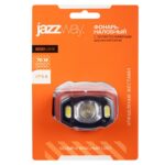 Фонарь аккумуляторный налобный AccuH3-L5W-bk LED 5Вт + 2хRED SMD IP54 5 режимов: 100проц. 180лм 3.5ч/50проц. 110лм 5.5ч/30проц. 65лм 15ч/красн. 28ч/мигающ. красн. 12ч аккум. управл. жестами черн. JazzWay 5036703 — изображение 6