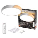 Светильник светодиодный декоративный PPB Scandic-R DIM 90Вт 3000-6500К IP20 настенно-потолочный бытовой диммир. WH/W JazzWay 5036994 — изображение 7