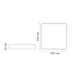 Светильник светодиодный декоративный PPB Scandic-S DIM 72Вт 3000-6500К IP20 настенно-потолочный бытовой диммир. WH JazzWay 5037199 — изображение 7