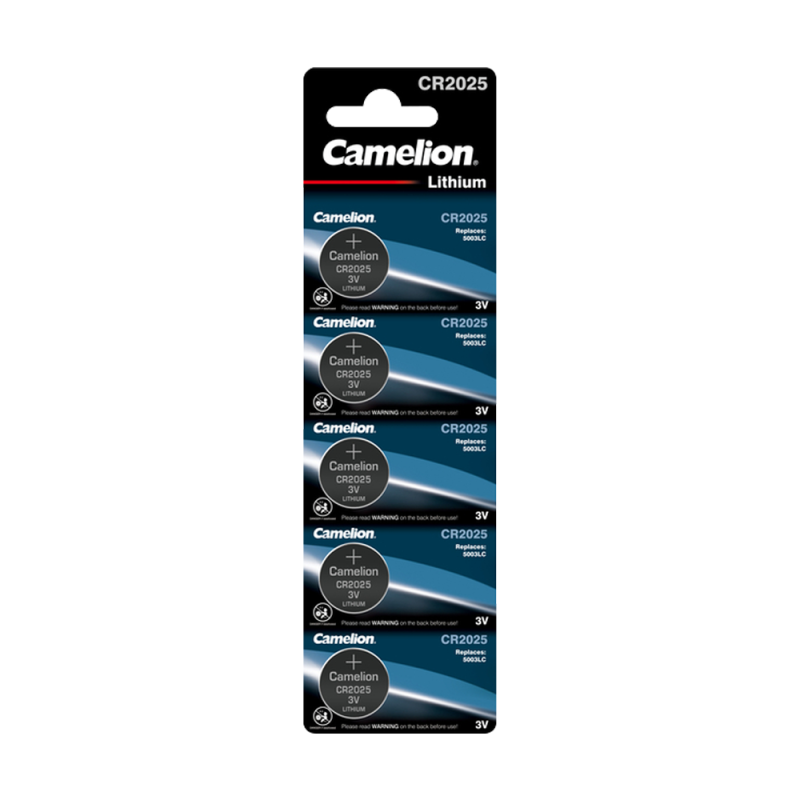 1594_1.png Элемент питания литиевый CR2025 BL-5 (блист.5шт) Camelion 1594 — изображение 1