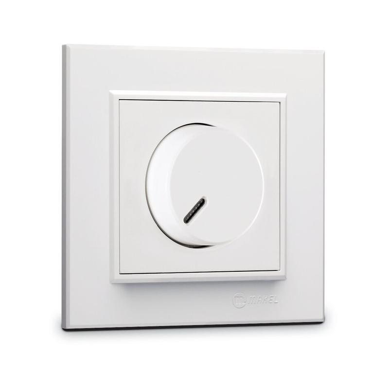 1599821.jpg Диммер СП 600Вт Karea IP20 бел. Makel 56001011 — изображение 1