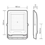Прожектор светодиодный PFL-V 100Вт 6500К IP65 ДО Pro JazzWay 5039759 — изображение 7