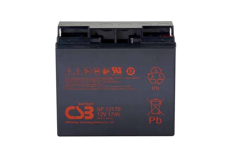 1623802.jpg Аккумулятор 12В 17А.ч CSB GP12170 B3 CSB — изображение 1