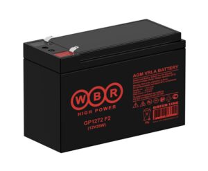 Аккумулятор 12В 7.2А.ч WBR GP1272 F2 (12V28W) WBR — изображение 2