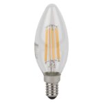 Лампа светодиодная филаментная LSCLB75 6W/840 230VFILCL 6Вт 4000К нейтр. бел. E14 806лм B угол пучка 300град. 220-240В (замена 75Вт) прозр. стекло OSRAM 4058075684843 — изображение 2
