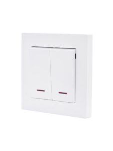 Выключатель 2-кл. 1п СП Vesna 10А IP20 с индикацией механизм бел. LEZARD 742-0288-112 — изображение 5