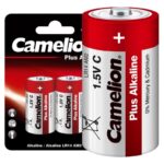 Элемент питания алкалиновый C/LR14 1.5В Plus Alkaline LR14-BP2 BL-2 (блист.2шт) Camelion 1653 — изображение 2