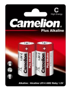 Элемент питания алкалиновый C/LR14 1.5В Plus Alkaline LR14-BP2 BL-2 (блист.2шт) Camelion 1653 — изображение 4