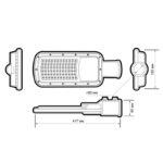 Светильник светодиодный PSL 07 80Вт 5000К IP65 AC180-260 уличный ДКУ Pro JazzWay 5041073 — изображение 4