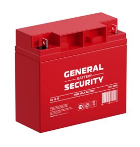Аккумулятор 12В 18А.ч General Security GS18-12 — изображение 2