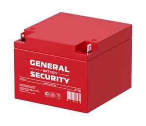 Аккумулятор 12В 26А.ч General Security GSL26-12 — изображение 2