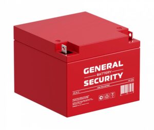 Аккумулятор 12В 26А.ч General Security GSL26-12 — изображение 3
