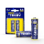 Элемент питания алкалиновый AA/LR6 (блист.2шт) TOKOV ELECTRIC TKE-ALS-LR6/B2 — изображение 2