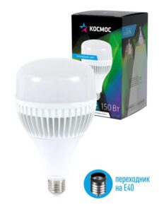 Лампа светодиодная высокомощная HWLED 150Вт 6500К E27/E40 220В КОСМОС KHWLED150WE2765 — изображение 3