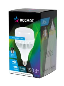 Лампа светодиодная высокомощная HWLED 150Вт 6500К E27/E40 220В КОСМОС KHWLED150WE2765 — изображение 2
