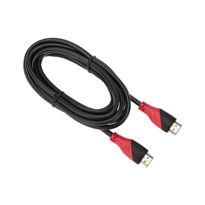 17-6205_1.jpeg Шнур HDMI - HDMI gold 3м с фильтрами Rexant 17-6205 — изображение 1