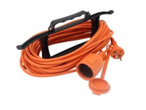 Удлинитель-шнур на рамке 1х10м без заземл. 6А IP44 2х0.75 с защ. крышкой TOKOV ELECTRIC TKE-SR10-075 — изображение 2