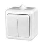 Выключатель 2-кл. ОП Dita IP54 10А 250В бел. TOKOV ELECTRIC TKL-DT-V2-C01-IP54 — изображение 2