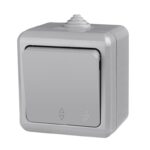 Переключатель 1-кл. ОП Dita IP54 10А 250В сер. TOKOV ELECTRIC TKL-DT-P1-C06-IP54 — изображение 2