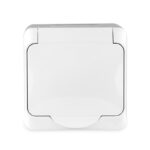 Розетка 1-м ОП Nix 16А IP54 250В с заземл. с крышкой бел. TOKOV ELECTRIC TKE-NX-R1Z-C01-IP54 — изображение 6