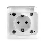 Розетка 1-м ОП Nix 16А IP54 250В с заземл. с прозр. крышкой бел. TOKOV ELECTRIC TKE-NX-R1Z-C01T-IP54 — изображение 4
