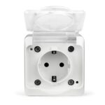 Розетка 1-м ОП Nix 16А IP54 250В с заземл. с прозр. крышкой бел. TOKOV ELECTRIC TKE-NX-R1Z-C01T-IP54 — изображение 5
