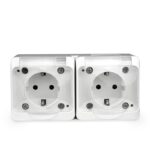 Розетка 2-м ОП Nix 16А IP54 250В с заземл. с прозр. крышкой бел. TOKOV ELECTRIC TKE-NX-R2Z-C01T-IP54 — изображение 5