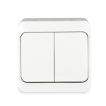Выключатель 2-кл. ОП Nix 10А IP54 250В бел. TOKOV ELECTRIC TKE-NX-V2-C01-IP54 — изображение 4