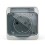 Розетка 1-м ОП Nix 16А IP54 250В с заземл. с прозр. крышкой сер. TOKOV ELECTRIC TKE-NX-R1Z-C06T-IP54 — изображение 6