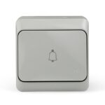 Кнопка звонка ОП Nix 10А IP54 250В сер. TOKOV ELECTRIC TKE-NX-DB-C06-IP54 — изображение 4