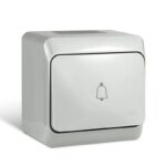 Кнопка звонка ОП Nix 10А IP54 250В сер. TOKOV ELECTRIC TKE-NX-DB-C06-IP54 — изображение 2
