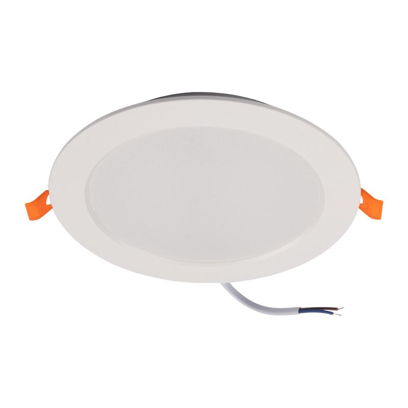 1729047.jpg Светильник светодиодный PLED DL7 WH Downlight 18Вт 4000К 170х26мм IP54 ДВО встраив. Pro JazzWay 5046658 — изображение 1