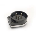 Разъем РШ-ВШ ОП 32А 250В 2P+PE кругл. черн. TOKOV ELECTRIC TKL-OVOP-2P+PE-C05 — изображение 3