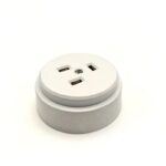 Разъем РШ-ВШ ОП 32А 250В 2P+PE кругл. бел. TOKOV ELECTRIC TKL-OVOP-2P+PE-C01 — изображение 3