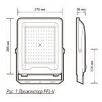 Прожектор светодиодный PFL-V 400Вт 6500К IP65 ДО Pro JazzWay 5045026 — изображение 9