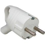 Вилка электрическая с заземл. с кольцом (ушком) 16А 250В IP20 бел. TOKOV ELECTRIC TKL-PLUZR-C01 — изображение 3