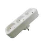 Разветвитель 3-м без заземл. 16А 250В IP20 полипропилен бел. TOKOV ELECTRIC TKL-S3-C01 — изображение 2
