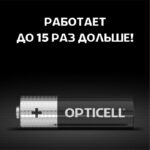 Элемент питания алкалиновый AA/LR6 (блист.4шт) Basic Opticell 5051001/6051001 — изображение 4
