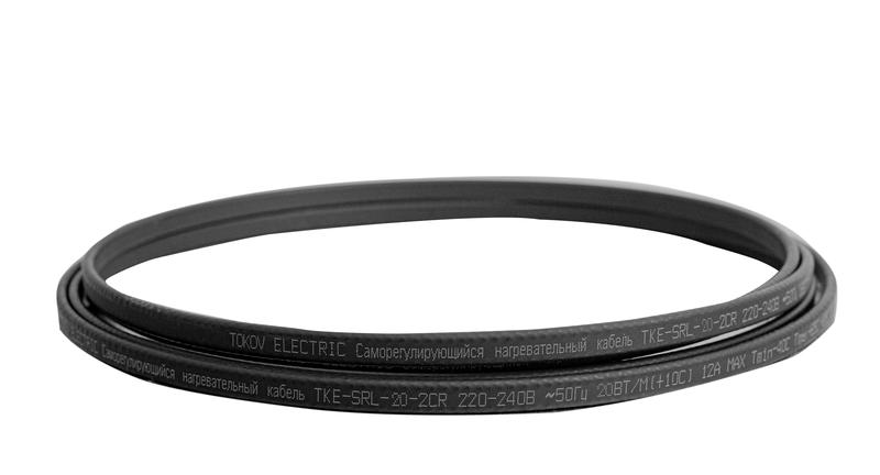 1775989.jpg Кабель нагревательный саморег. 20Вт/м с экраном 16 AWG термопласт UV Ex (200м) TOKOV ELECTRIC TKE-SRL-20-2CR — изображение 1