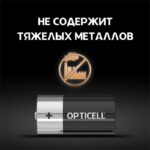 Элемент питания алкалиновый C/LR14 1.5В (блист. 2шт) Basic Opticell 5051004/6051004 — изображение 3