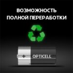 Элемент питания алкалиновый C/LR14 1.5В (блист. 2шт) Basic Opticell 5051004/6051004 — изображение 2