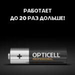 Элемент питания алкалиновый AA/LR6 (блист. 12шт) Professional Opticell 5052005/6052005 — изображение 6
