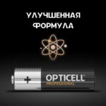 Элемент питания алкалиновый AA/LR6 (блист. 12шт) Professional Opticell 5052005/6052005 — изображение 3
