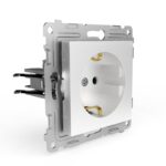 Розетка 1-м СП Pixel 16А IP20 с заземл. защ. шторки механизм бел. TOKOV ELECTRIC TKE-PX-R1ZSF-C01 — изображение 5
