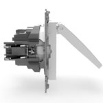 Розетка 1-м СП Pixel 16А IP20 с заземл. защ. шторки с крышкой механизм бел. TOKOV ELECTRIC TKE-PX-R1ZSW1-C01 — изображение 5