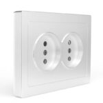 Розетка 2-м СП Pixel 16А IP20 без заземл. в сборе бел. TOKOV ELECTRIC TKE-PX-R2F-C01 — изображение 5