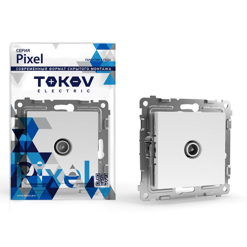 1791371.jpg Коннектор TV СП Pixel механизм бел. TOKOV ELECTRIC TKE-PX-A1C-C01 — изображение 1